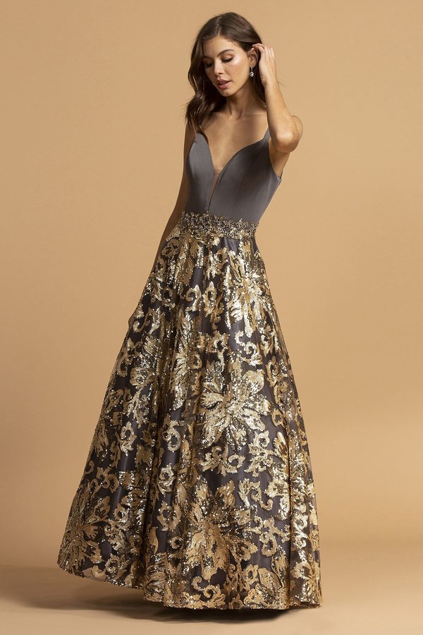 L2245_CHARCOAL/GOLD_front